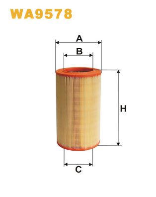 WIX FILTERS Ilmansuodatin WA9578